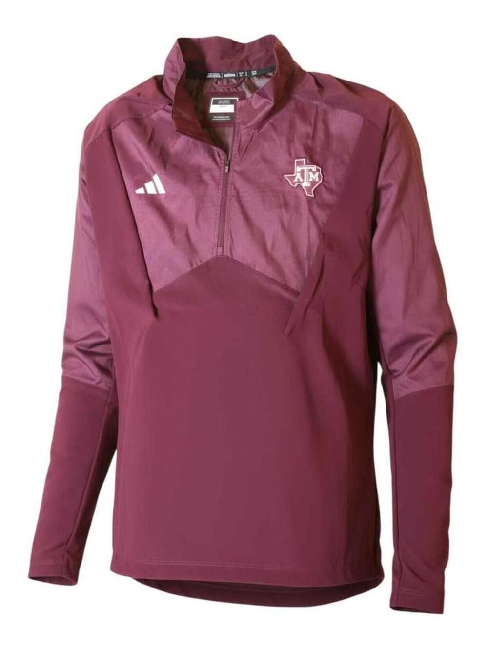 Adidas Texas A&M Aggies Quarter Zip Pullover XL
